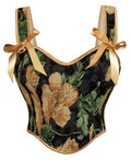 Black Bustier Tops for Women Renaissance Faire Costume Sweetheart Neckline Top Black Size 6