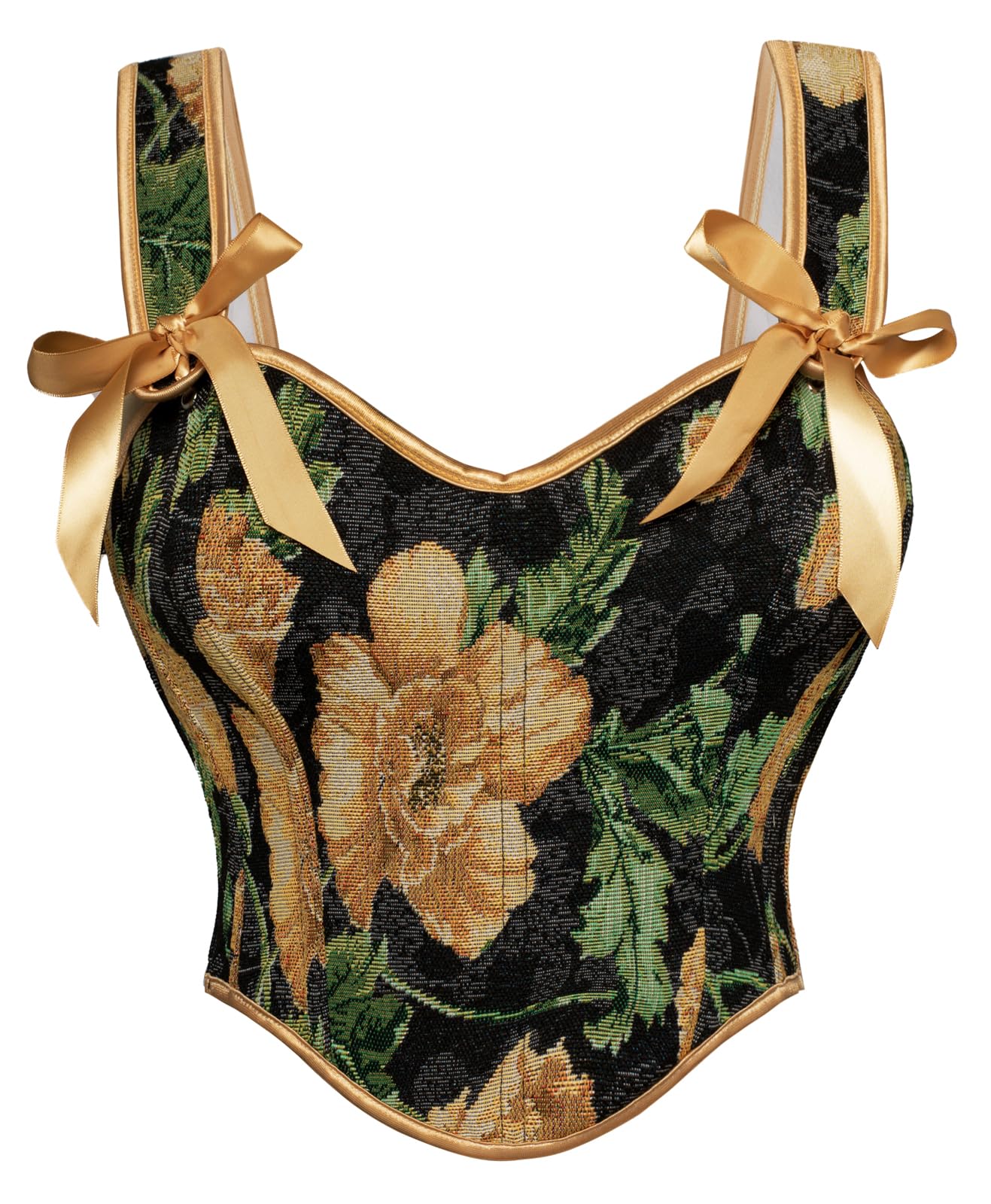 Black Bustier Tops for Women Renaissance Faire Costume Sweetheart Neckline Top Black Size 6