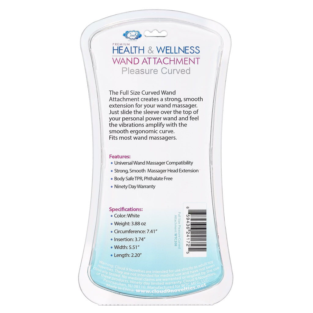 Cloud 9 Novelties Full Size Wand Attachment Curved