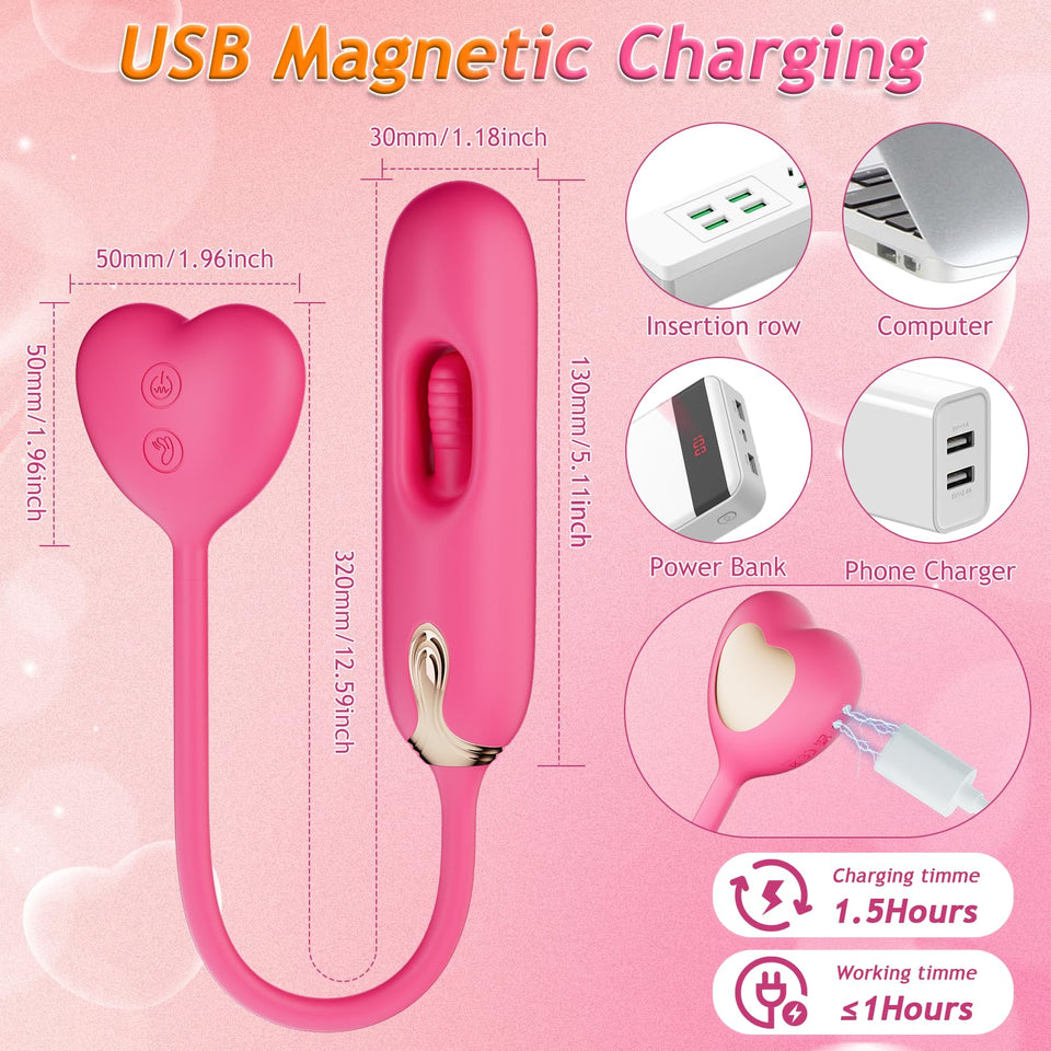 G-spot Vibrator Sex Toys for Women - 3 in 1 Clitoris Sex Stimulator Female Adult Toys for Nipple Anal Vagina with 10 Vibrating &