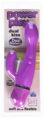 California Exotic Novelties Power Play Dual Kiss, Purple