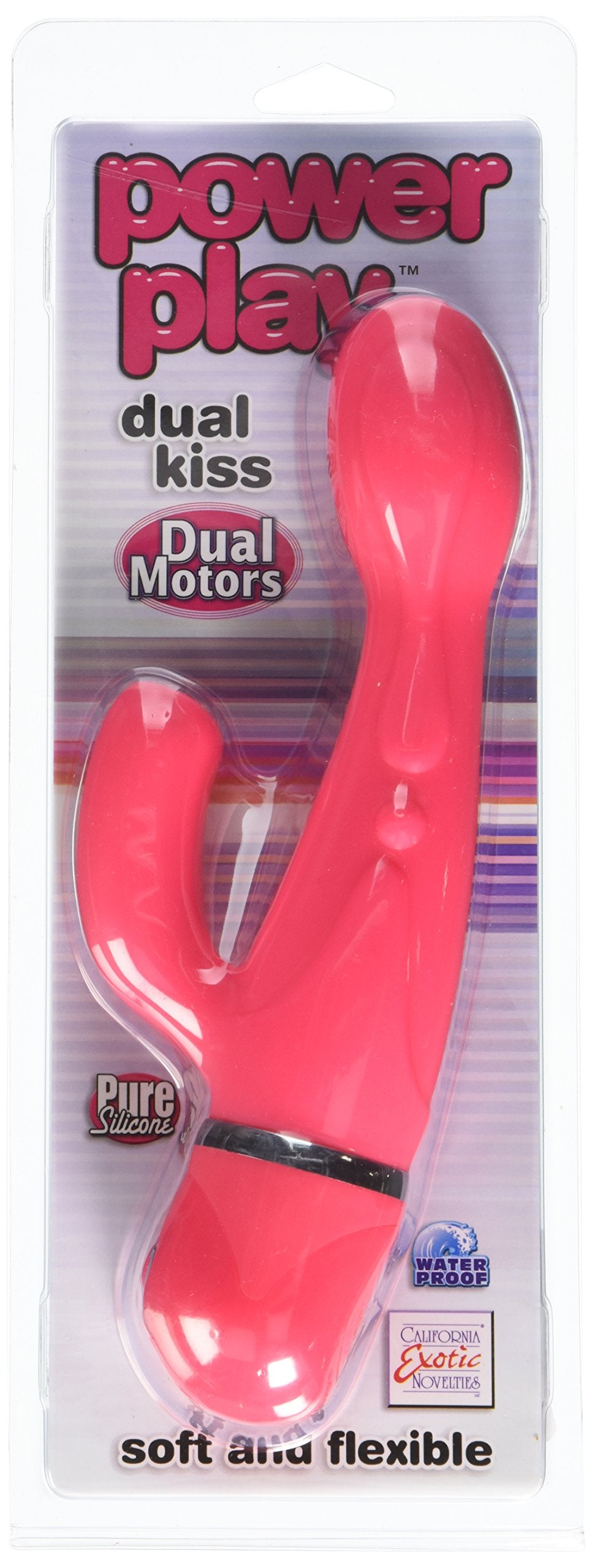 California Exotic Novelties Power Play Dual Kiss, Pink