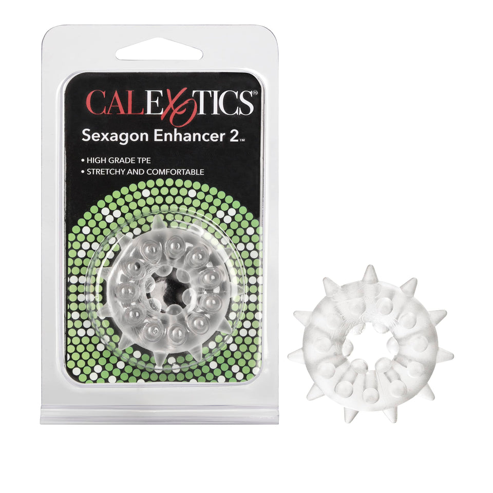 California Exotics Sexagon Enhancer 2 Cock Ring