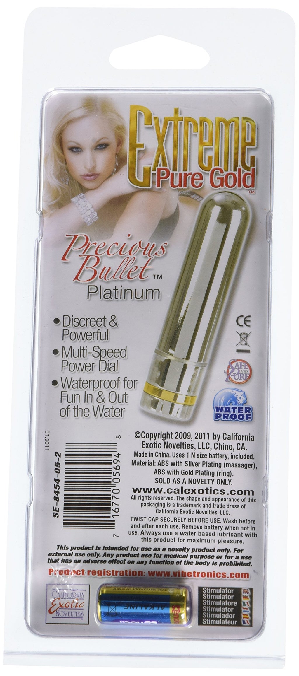 California Exotic Novelties Jessica'S Precious Bullet,Silver