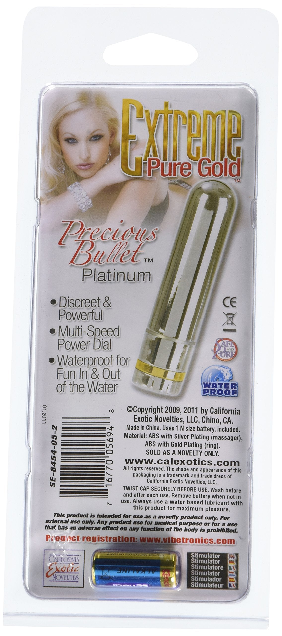 California Exotic Novelties Jessica'S Precious Bullet,Silver