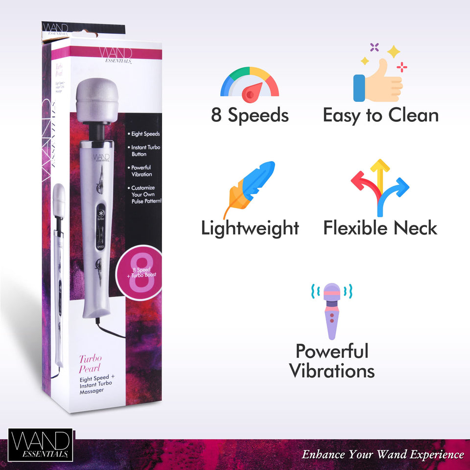 8 Speed Turbo Pearl Massager - 110V