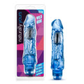 Blush Novelties Naturally Yours Wild Ride - 9 Long Realistic Dildo Strong Adjustable Vibrations - 2 Soft Thick FlexiShaft G Spot