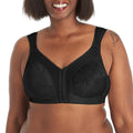 Playtex womens 18 Hour Front-close Wirefree W/ Flex Back Us4695 Full Coverage Bra, Black, 38B US