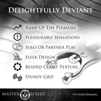 Master Series Deviant Monarch Weighted Nipple Clamps