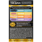 Trojan Platinum Pack Lubricated Condoms, 10Ct
