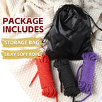BDSM Shibari Bondage Sex Rope - BDSM Kit Adult Bondage Restraints Set Sex Toys for Women & Couples, 32 Feet 8MM (3 cloors)
