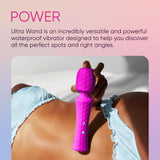 Femme Funn Ultra Wand Wand Vibrator. The Soft Premium Silicone, Flexible Head, And Comfortable Handle. Enjoy The Targeted Sensat