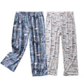 PNAEONG Womens Capri Pajama Pants Lounge Causal Bottoms Fun Print Sleep Pants Coffee+Good Night,M