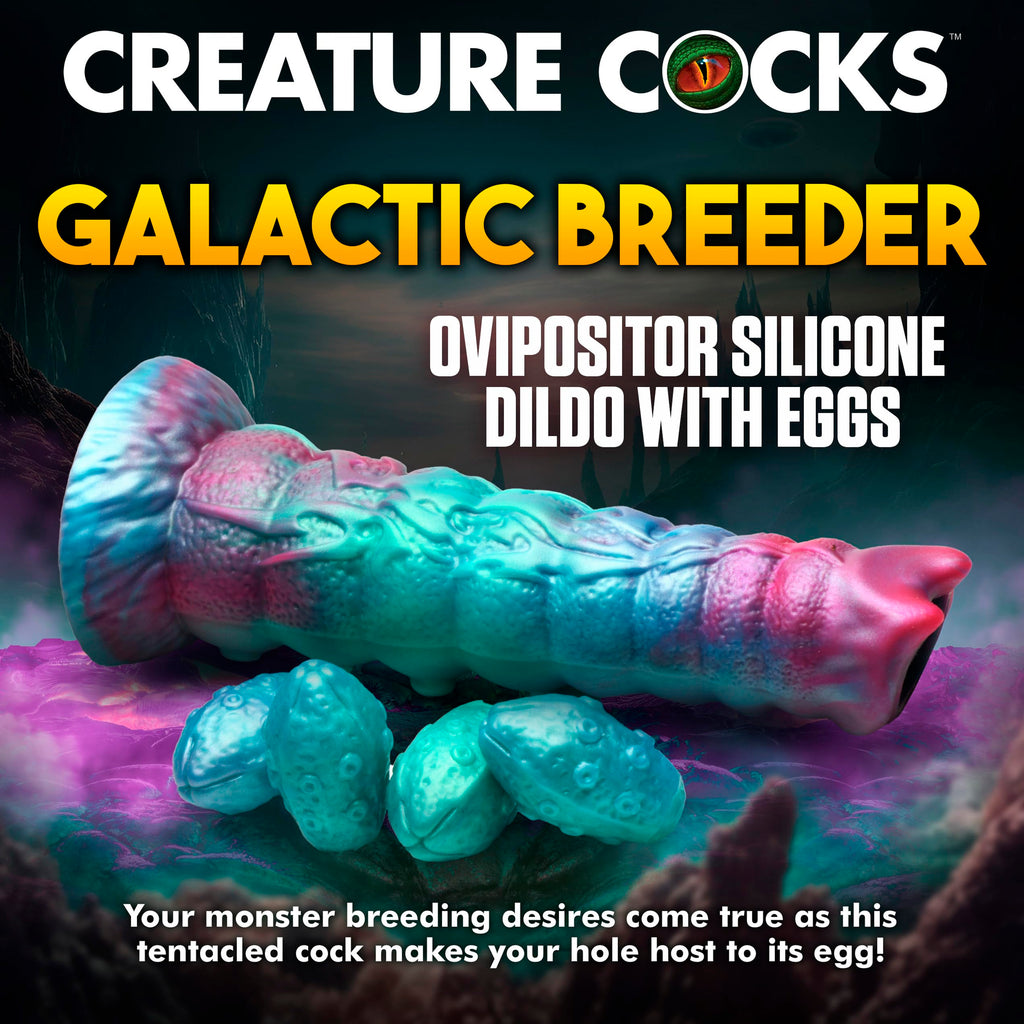 Creature Cocks Galactic Breeder Ovipositor Silicone Dildo