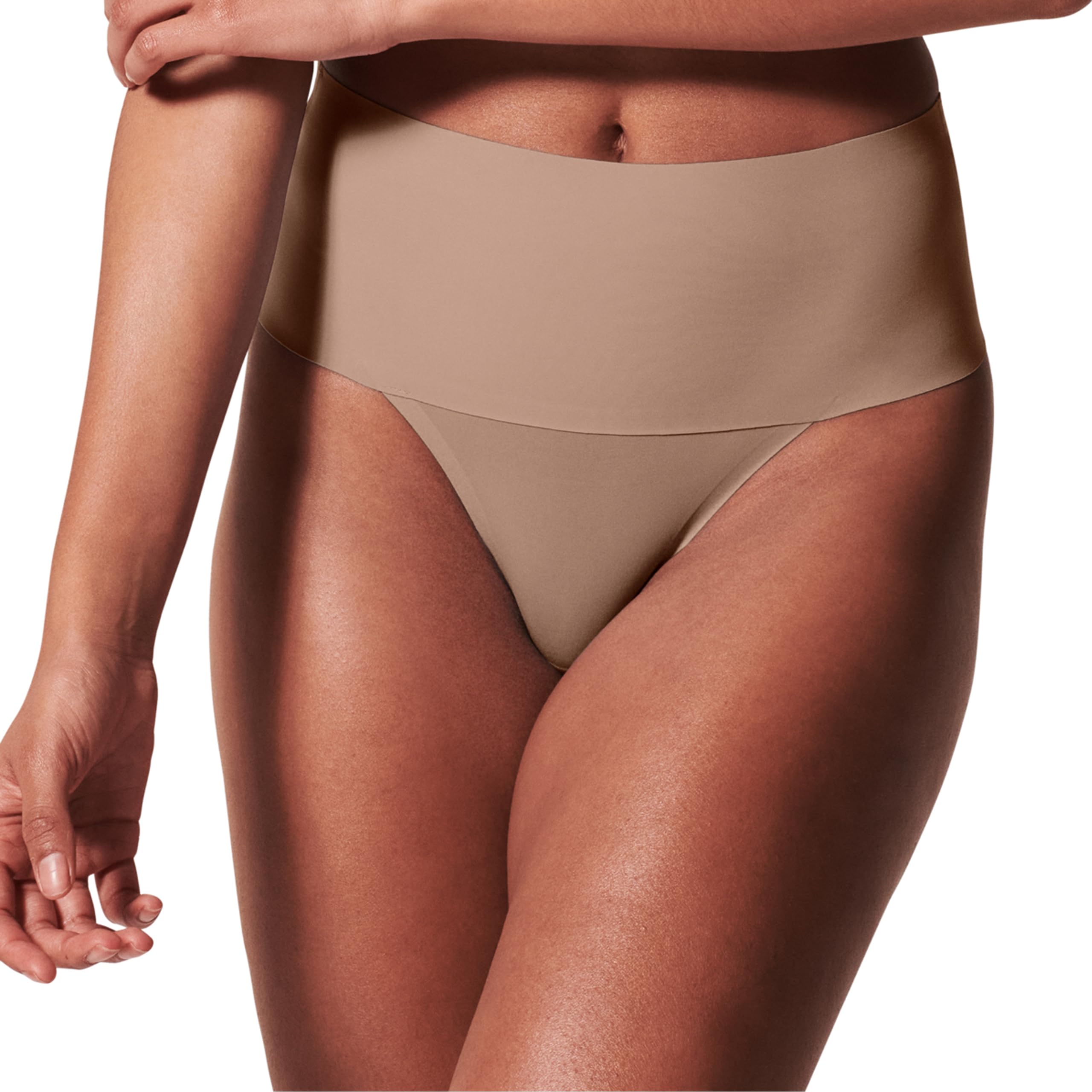SPANXsupersmooth Undie-tectable Thong - Comfortable Core Control - Invisible Shapewear Thong - Womens No Show Thong Underwear -