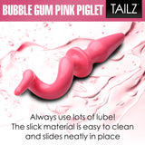 Master Series Pig Tail Butt Plug, Pink