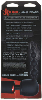 Doc Johnson - Ultra Powerful Full Size Wand Body Massager, 8 Unique Vibration Patterns, Phthalate-Free, Body-Safe (Black)
