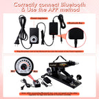 AUXFUN Sex Machine Automatic Love Machine with Remote Control & Graded Dildo,Thrusting Fuck Machine with 3XLR Connector & APP Ju