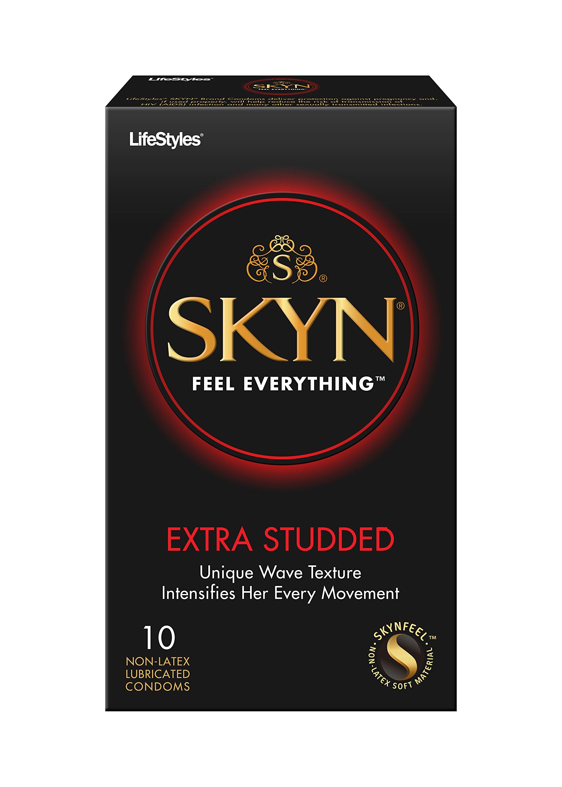 (D) Lifestyles Skyn Extra Stud 10Pk
