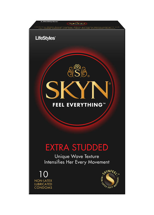 (D) Lifestyles Skyn Extra Stud 10Pk
