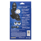 Calexotics Lock-N-Play 10 Function Rechargeable Vibrating Panty Teaser, Black