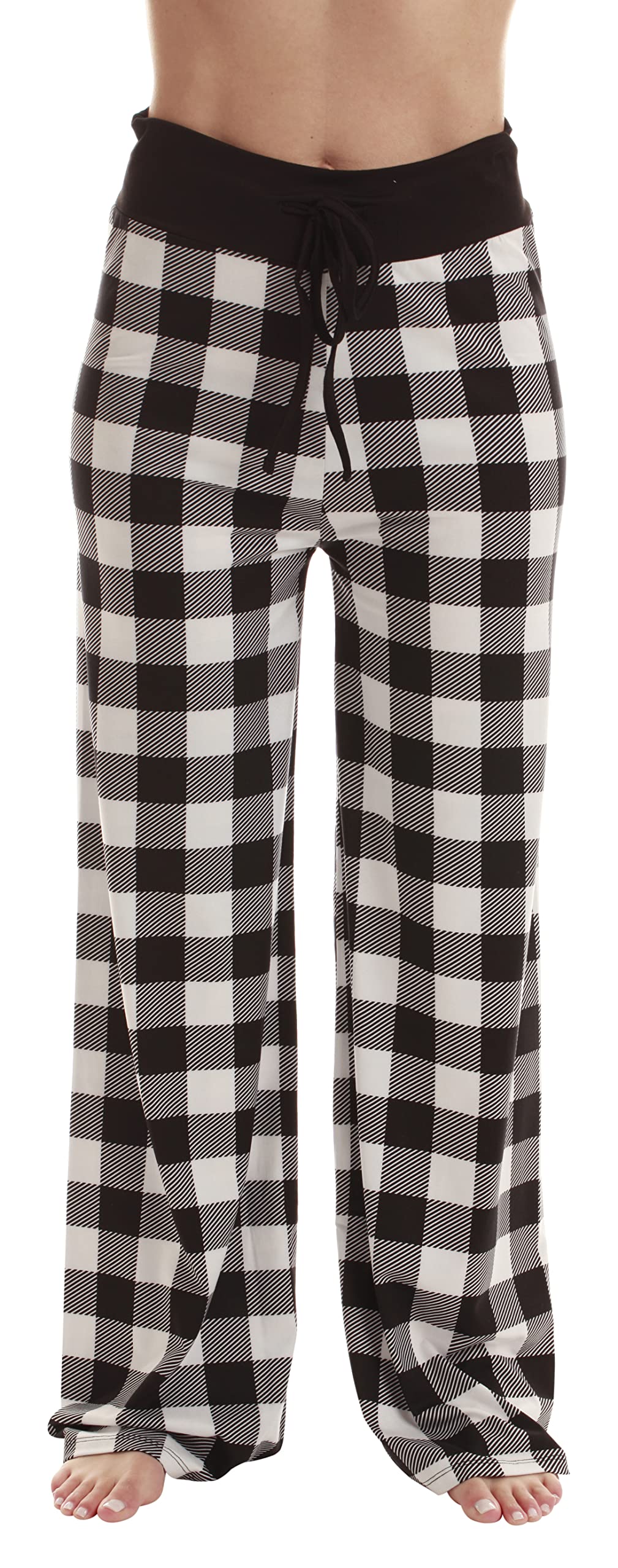 Just Love Palazzo Pajama Pants for Women 6990-10195-WHT-S