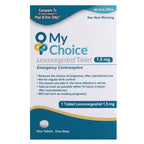 OHM My Choice Emergency Contraceptive Pill. A Safe and Effective Way to Lower Your Chances to get Pregnant After unprotected Sex