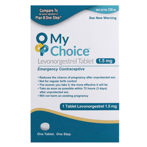 OHM My Choice Emergency Contraceptive Pill. A Safe and Effective Way to Lower Your Chances to get Pregnant After unprotected Sex