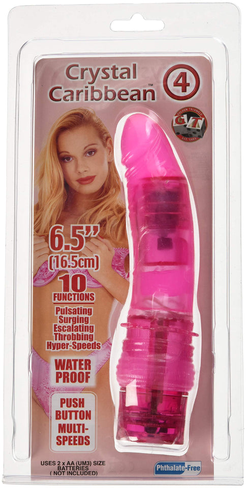 Golden Triangle Crystal Caribbean 4  Pink