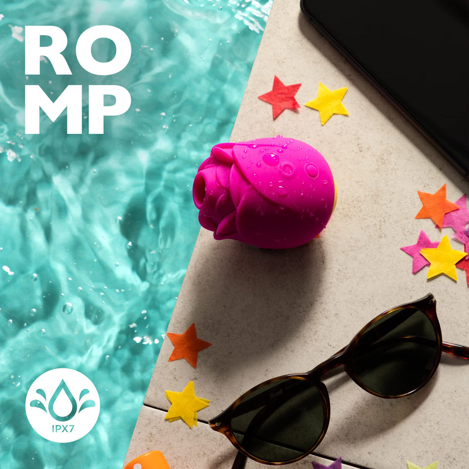 ROMP Rose Vibrator for Women | Clit Sucker Adult Toys | Vibrating Adult Sex Toy | Clitoral Stimulator for Woman with 6 Vibration