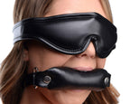 St Padded Blinfold And Gag Bit