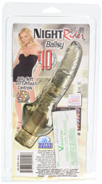 California Exotics Novelties Night Rider Vibrating Dong - Ballsy 7''