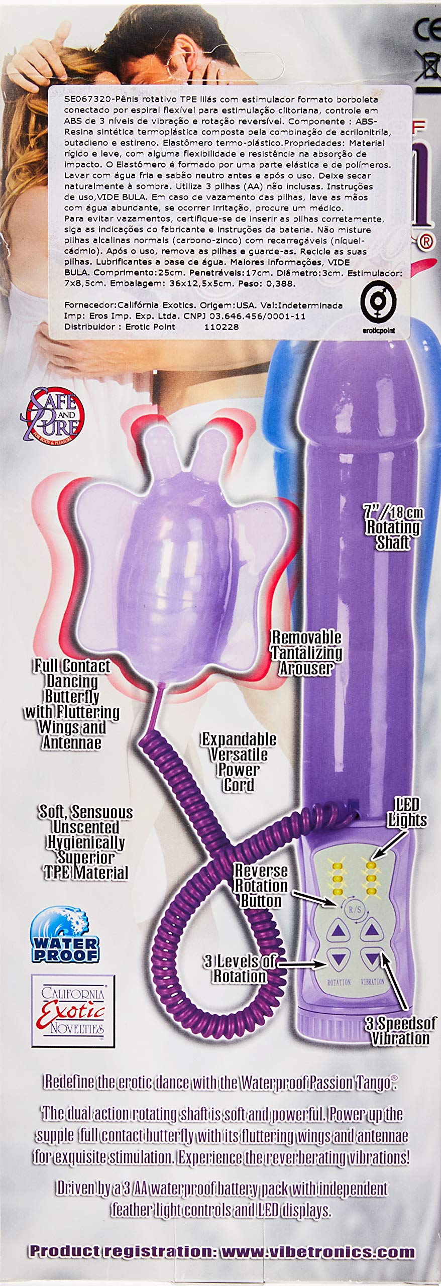 California Exotics Waterproof Passion Tango Stimulator