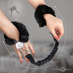Master Series Furry Handcuffs w/ Handle