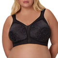 Playtex Womens Plus Size 18 Hour Original Comfort Strap Bra #4693, Black, 38 D