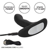 Calexotics Silicone Wireless Rocking Probe - Silicone Vibrator Prostate Anal Plug - Adult Stimulator Fetish Sex Toy For Couples - Black