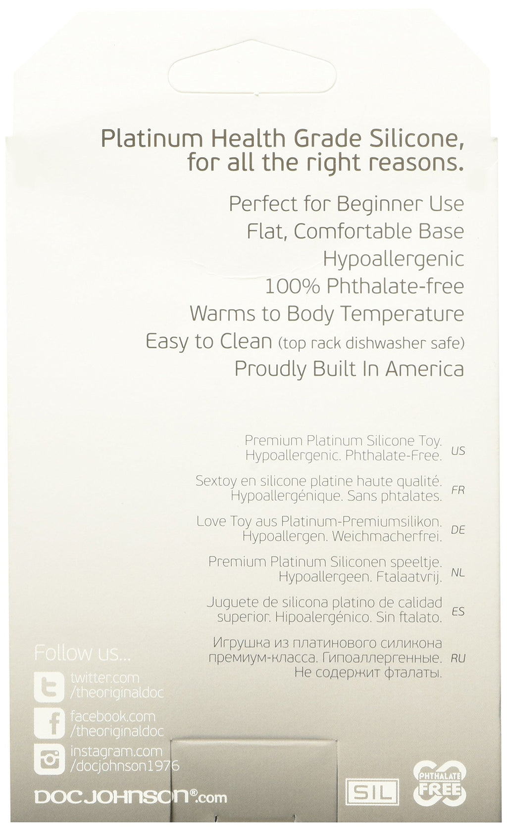 Doc Johnson Platinum Premium Silicone  The Minis  Spade  Medium  40 In Long And 15 In Wide  Butt Plug  Petite Anal Toy