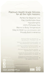 Doc Johnson Platinum Premium Silicone  The Minis  Spade  Medium  40 In Long And 15 In Wide  Butt Plug  Petite Anal Toy
