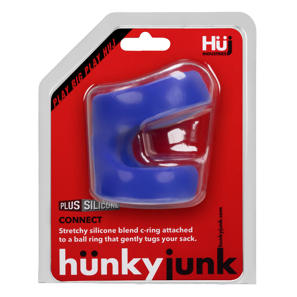 Hunkyjunk Connect Cock/Ball Tugger Cobalt (Net)