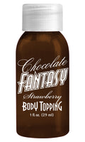Chocolate Fantasy Body Topping, Chocolate Strawberry, 1 Oz, 1 Ounce