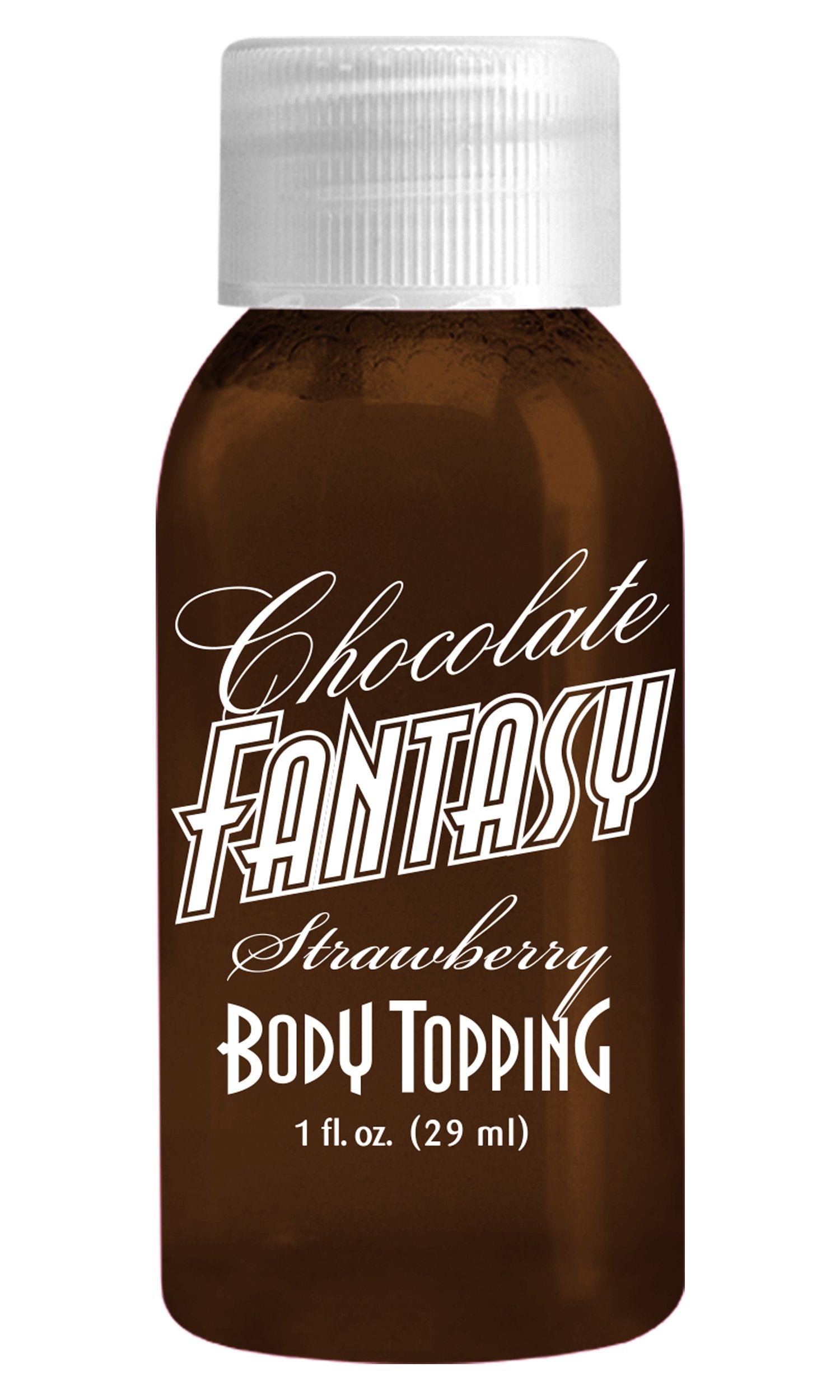 Chocolate Fantasy Body Topping, Chocolate Strawberry, 1 Oz, 1 Ounce