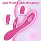 Rabbit G Spot Vibrator Sex Toys, 7 * 7 Vibrating Modes 8.4 ' ' Couple Realistic Vibrators Anal Dildo Wand Adult Toys, Adult Sex