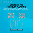 Me You Us Flower Design Nipple Chain