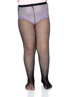 Leg Avenue Girls' Fishnet Tights, Black, Large