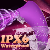 Sucking Vibrator Sex Toys - Rose Sucker Vibrators with 10 Suction & Vibrating Modes for Clitoral Nipple Anal Stimulation, Adult