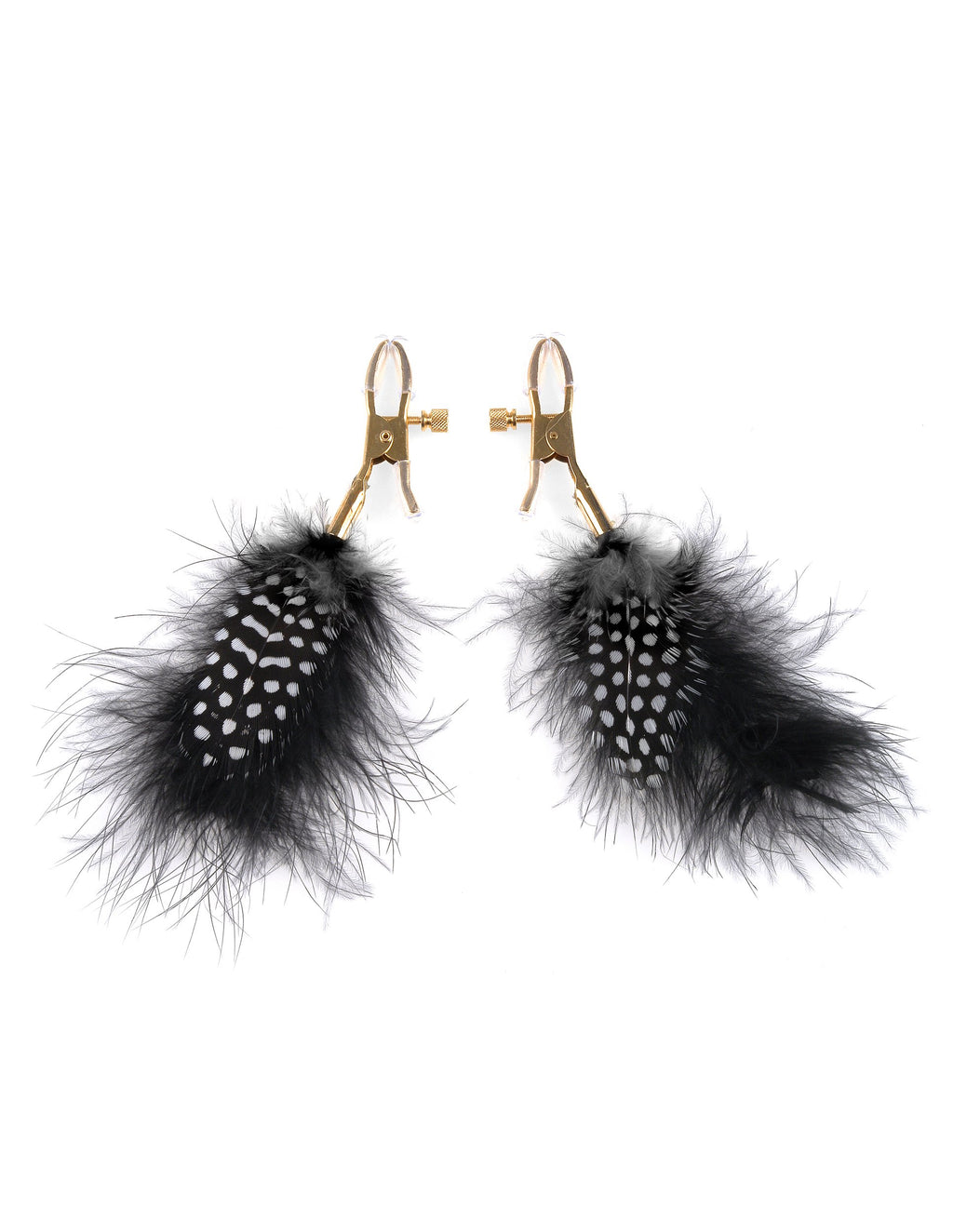 Pipedream Fetish Fantasy Series Gold Deluxe Feather Clamps
