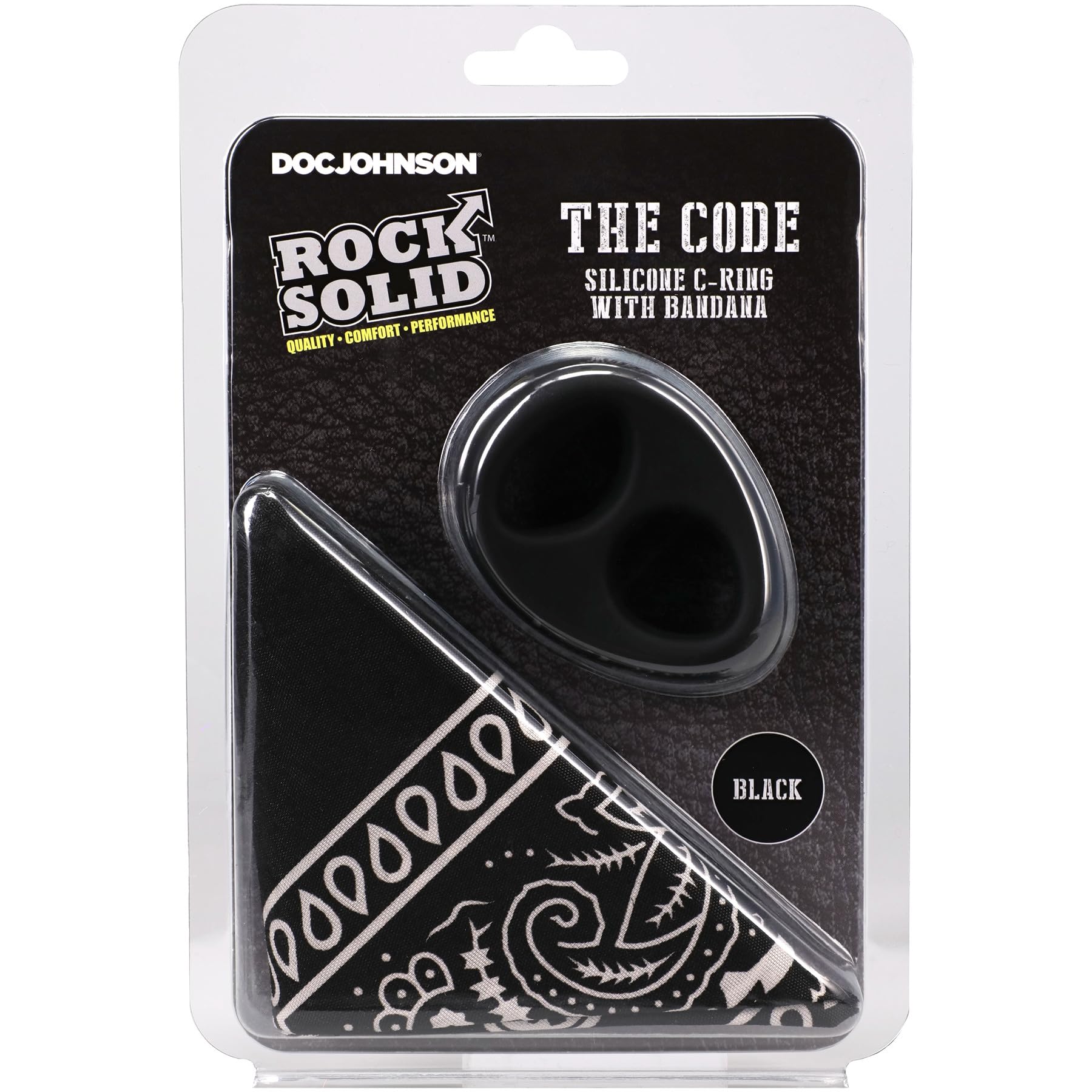 Rock Solid The Code C-Ring Bandana Blk