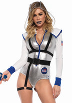 Leg Avenue 3Pc.Galaxy Girl, Includes Lame Multicolor Color