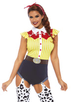 Leg Avenue 3Pc. Giddy Up Cowgirl, Include Multicolor Color