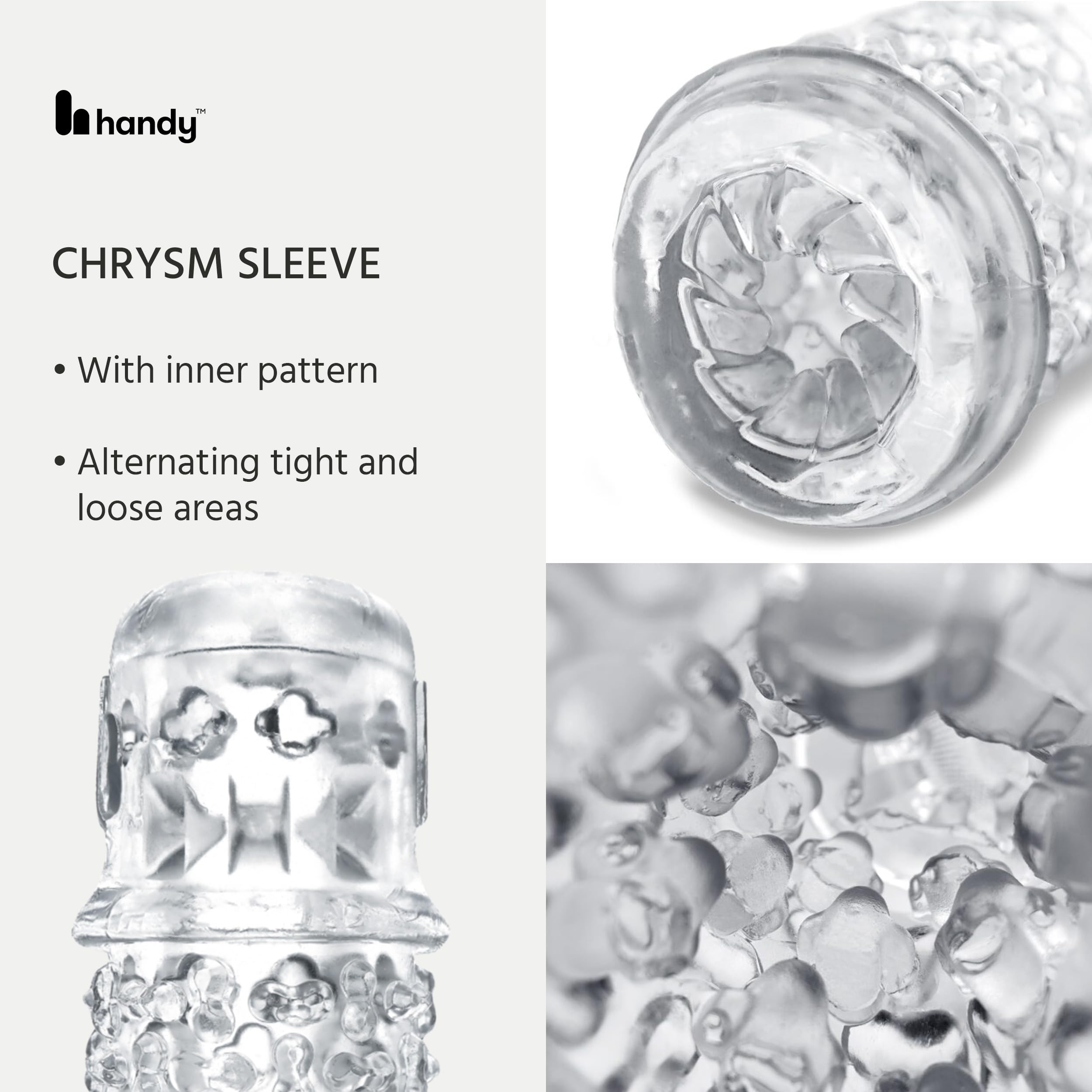 The HANDY Masturbator Sleeve - Dream Collection Chrysm Penis Sleeve - Realistic Masturbation Sleeve for Adult Sex Toys for Men